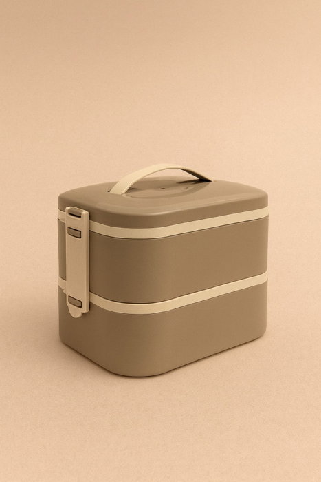 Hermia Caja de almacenamiento BU0030 de 1300 ml Gris